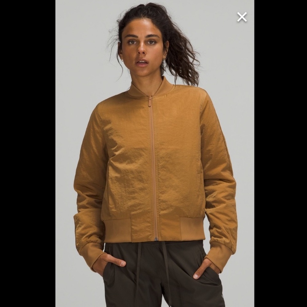 Lululemon bomber jacket size 6